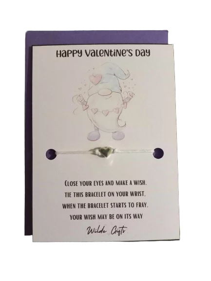 Gnome valentines wish bracelet (wb1232) 510ewr-rf.myshopify.com