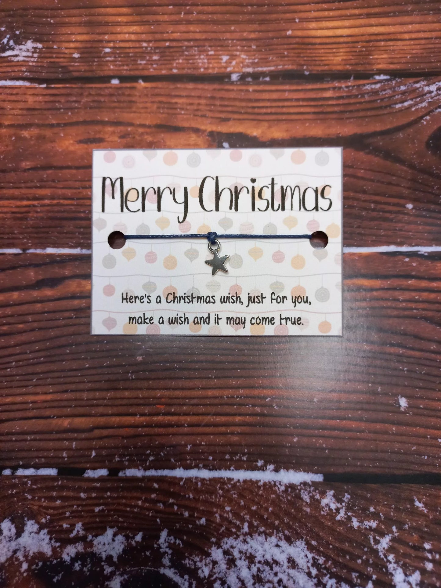 20 x Merry Christmas lights Mini wish bracelets (WB1059) image 0