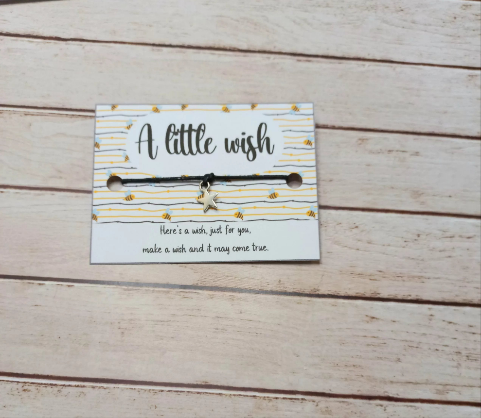 A little wish bees Mini wish bracelet (wb1157) 510ewr-rf.myshopify.com