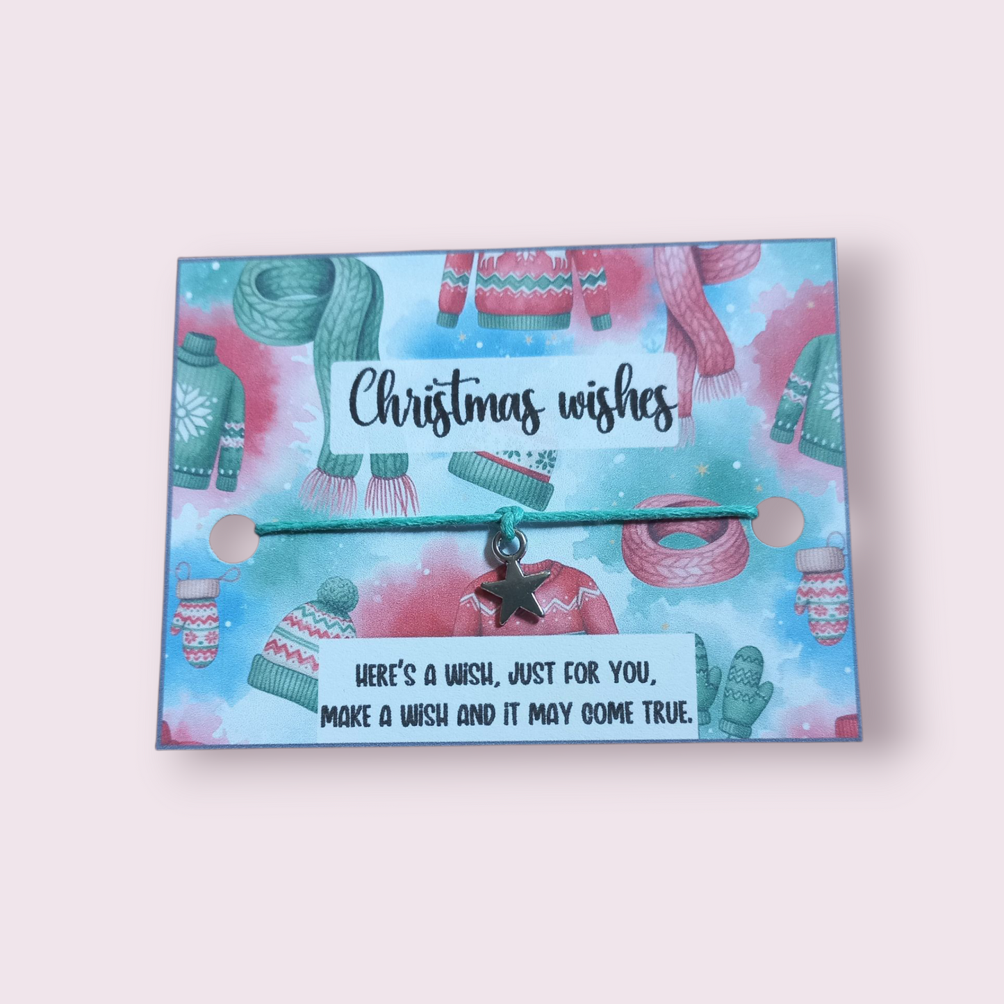 Christmas wish bracelet Christmas cosy jumper