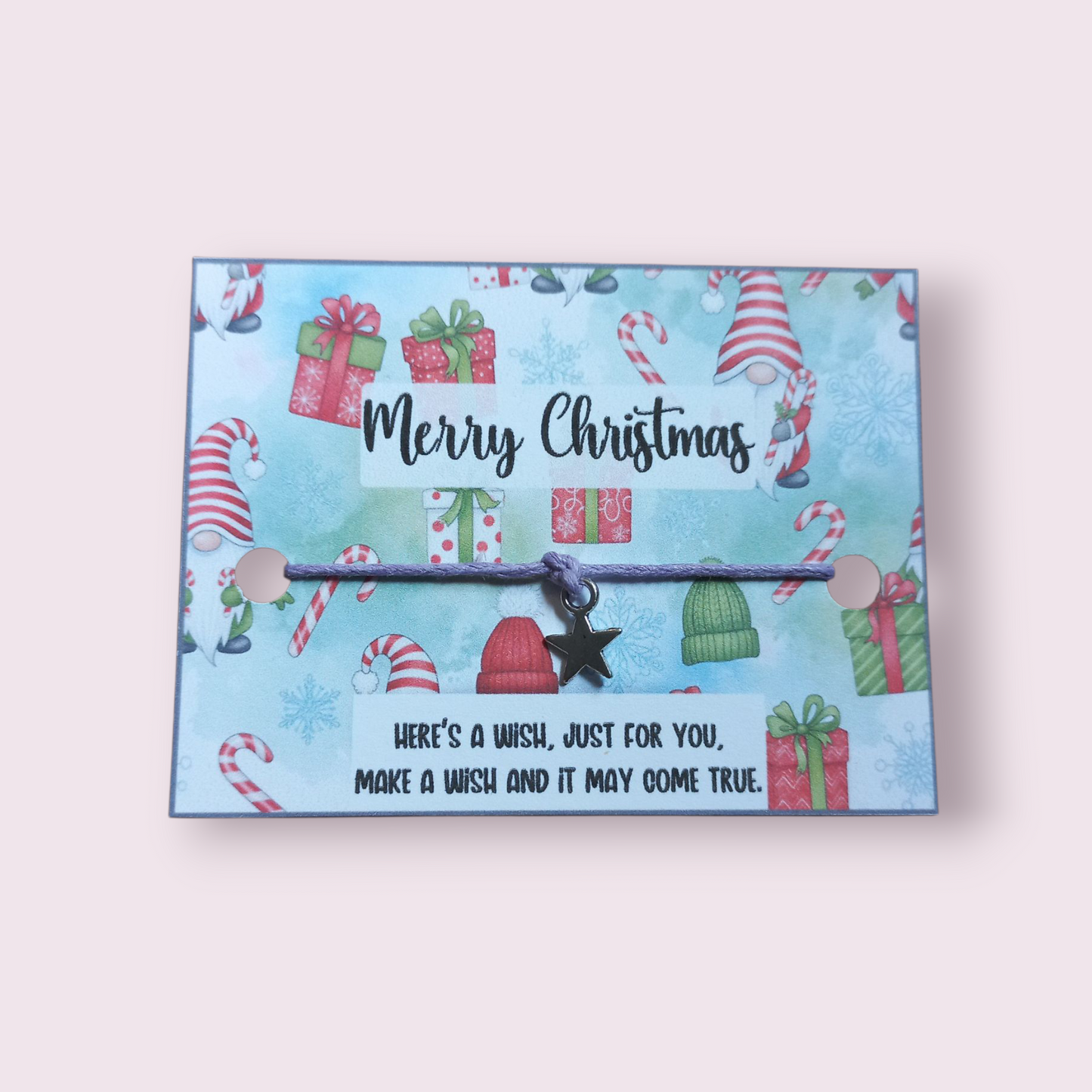 Christmas wish bracelet Gnome Christmas