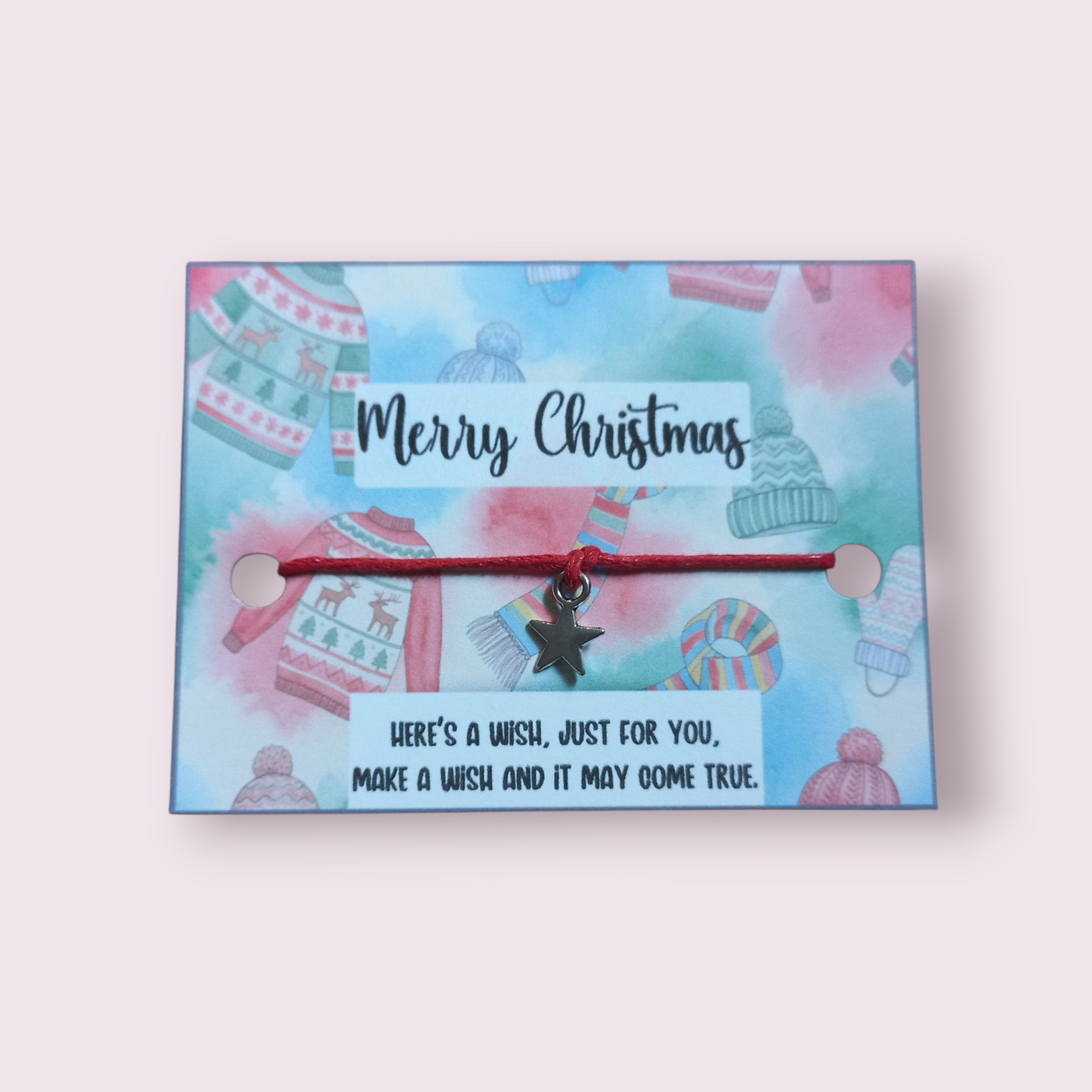 Christmas wish bracelet Christmas cosy jumpers