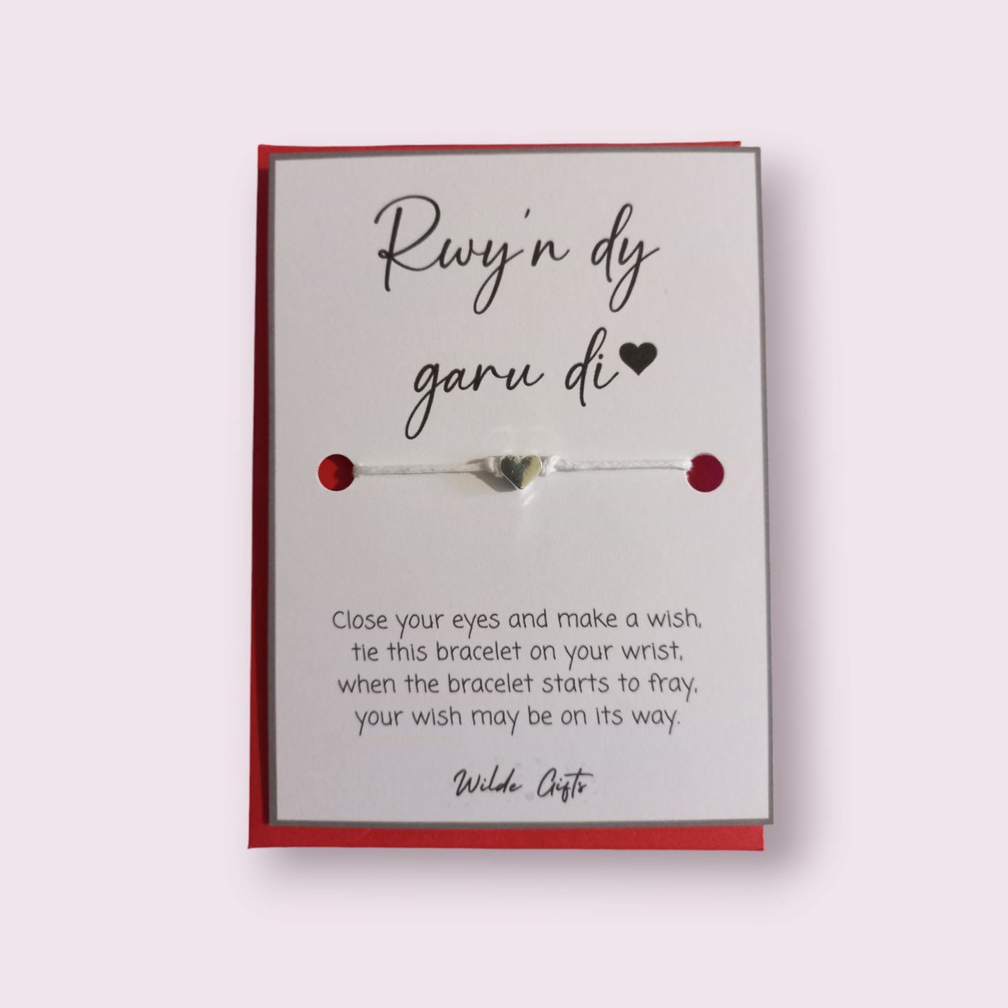 I love you Welsh wish bracelet (WB924) 510ewr-rf.myshopify.com