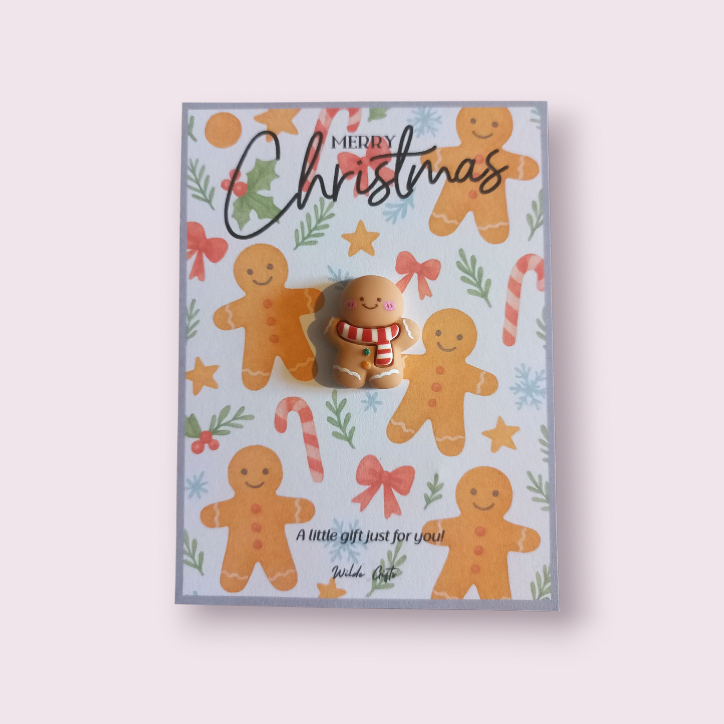Gingerbread man pocket hug