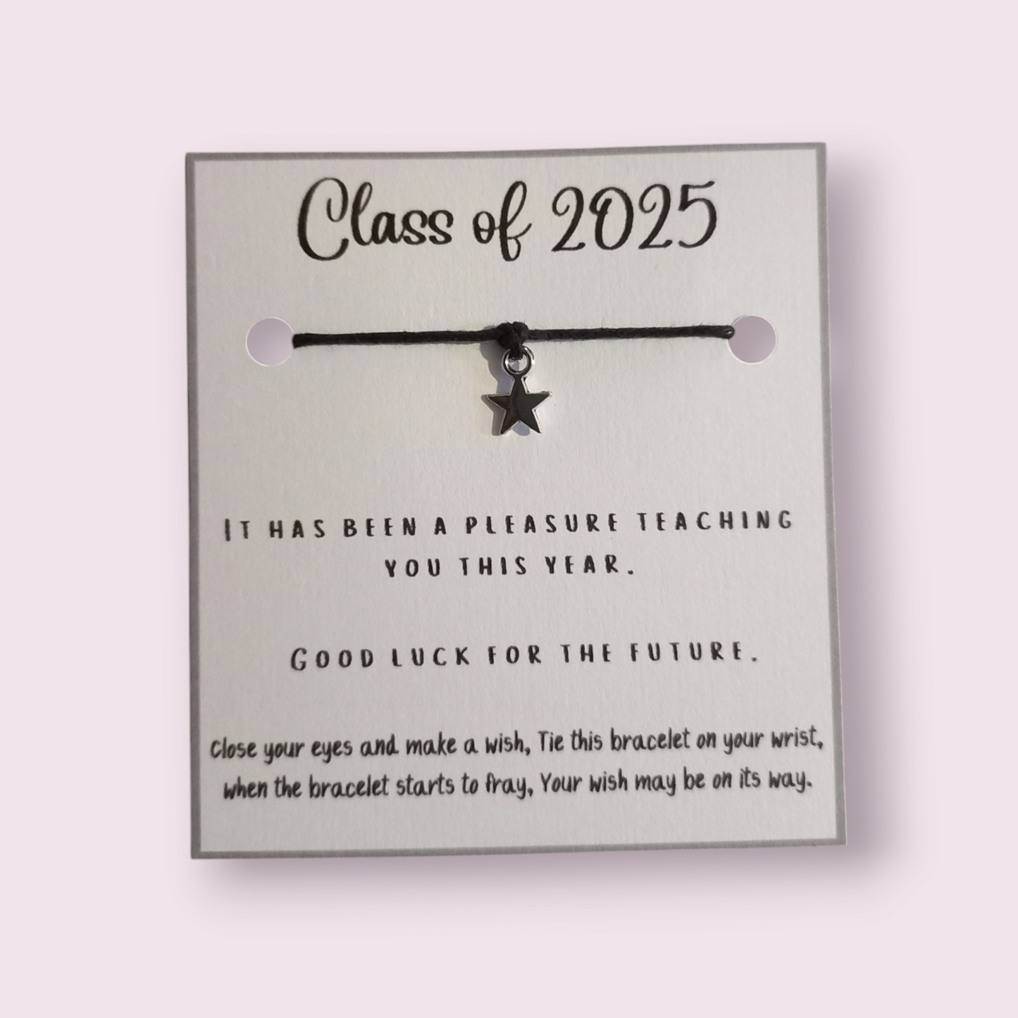 Class of 2025 wish bracelet (wb1160)