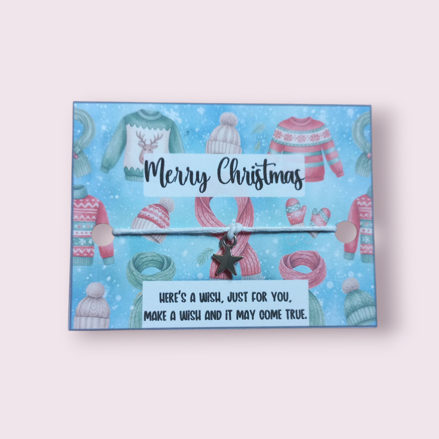 Christmas wish bracelet Christmas cosy jumpers
