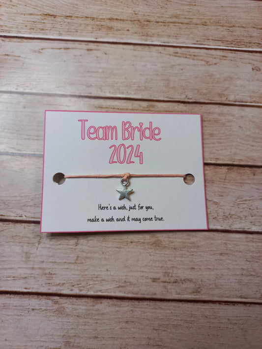 5, 10, 20, Team bride 2024 mini wish bracelets (WB1131) 510ewr-rf.myshopify.com