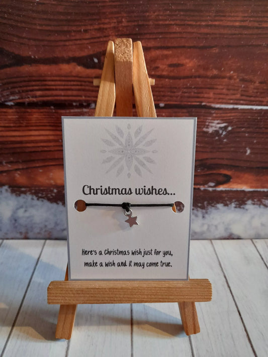 20 x snowflake mini wish bracelets (WB911) 510ewr-rf.myshopify.com