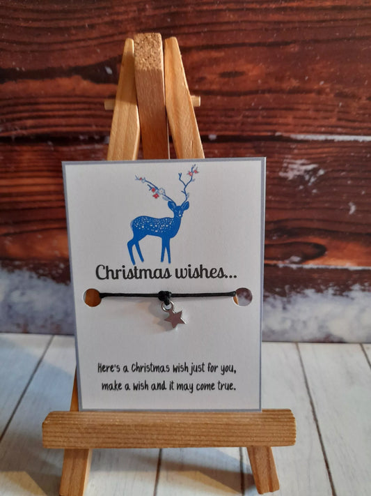 20 x reindeer mini wish bracelets (WB917) 510ewr-rf.myshopify.com