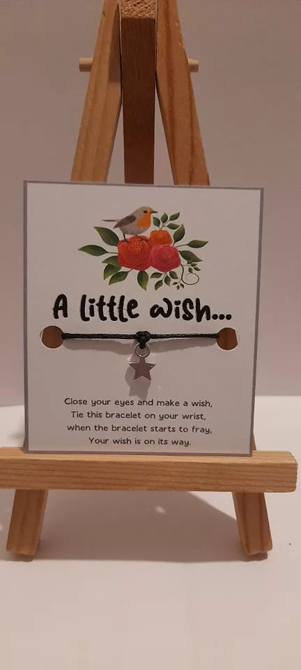 20 x Robin Floral MINI Wish Bracelets (WB405) 510ewr-rf.myshopify.com