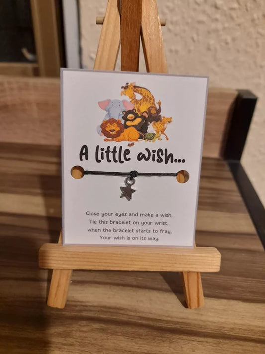 20 x Safari Animal Mini Wish Bracelets (WB467) 510ewr-rf.myshopify.com