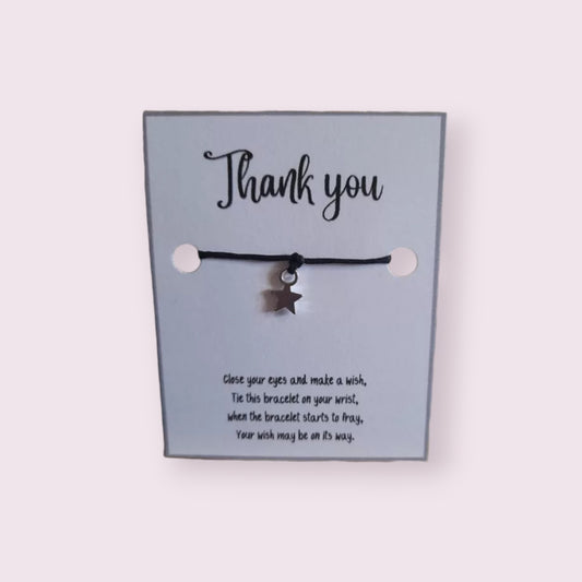 Thank you Minis wish bracelets (WB652) 510ewr-rf.myshopify.com