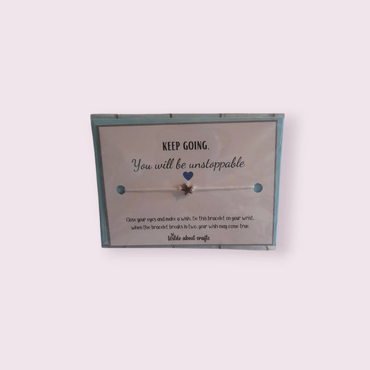 You will be unstoppable wish bracelet (WB875) 510ewr-rf.myshopify.com