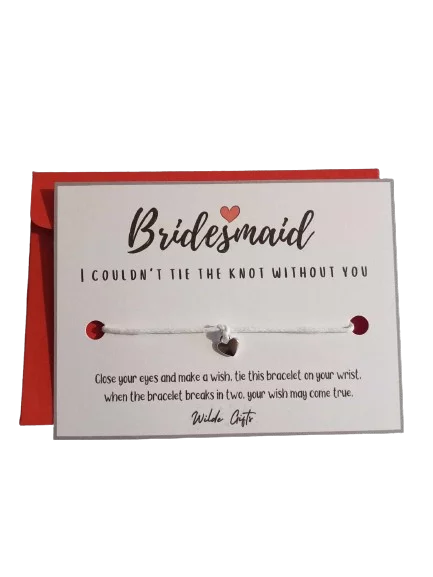 Bridesmaid wish bracelet (wb1218) 510ewr-rf.myshopify.com