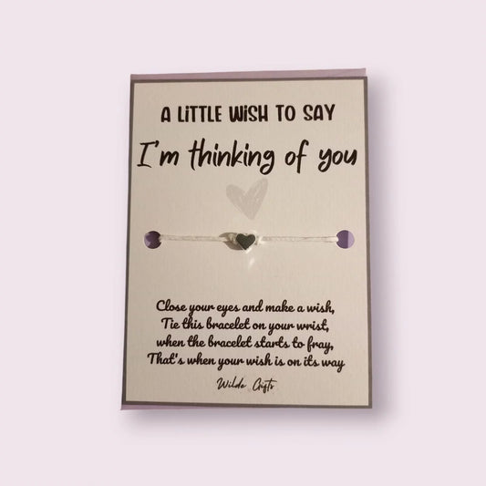 I'm thinking of you wish bracelet (wb1255) 510ewr-rf.myshopify.com