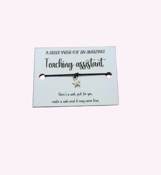 Teaching assistant wish bracelet (wb1159) 510ewr-rf.myshopify.com
