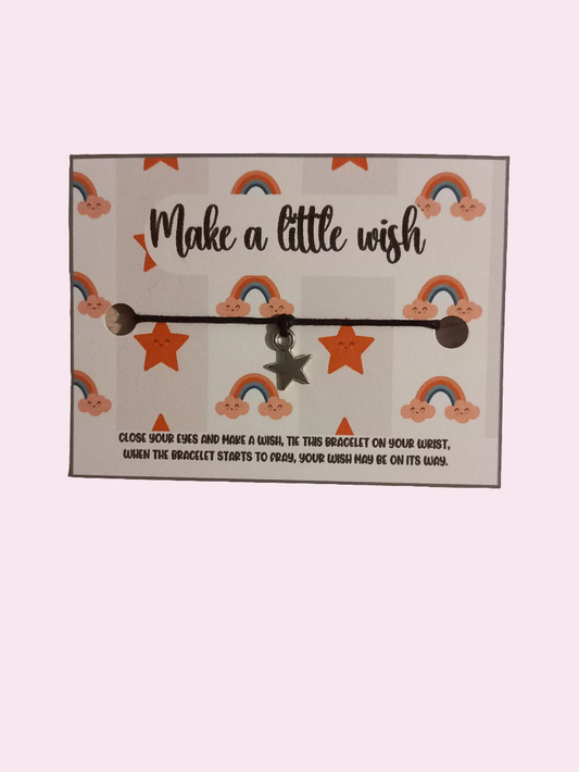 Make a little wish wish bracelet (wb1198) 510ewr-rf.myshopify.com