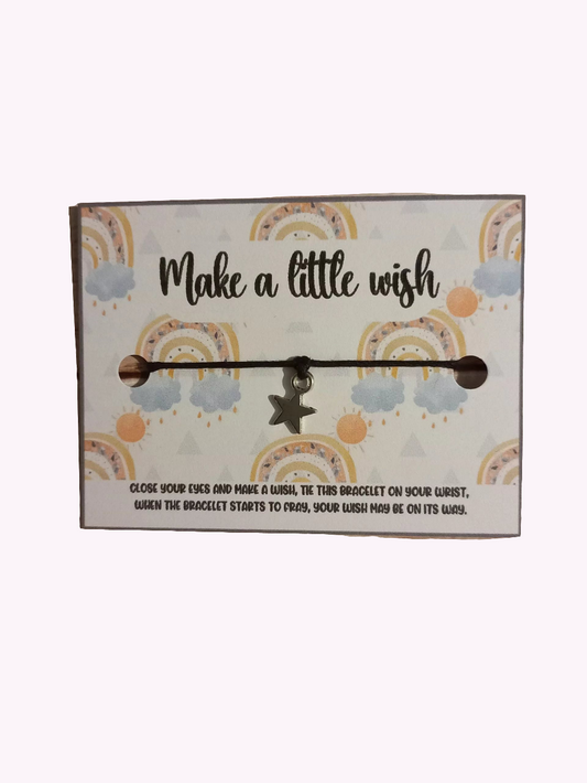 Make a little wish wish bracelet (wb1199) 510ewr-rf.myshopify.com