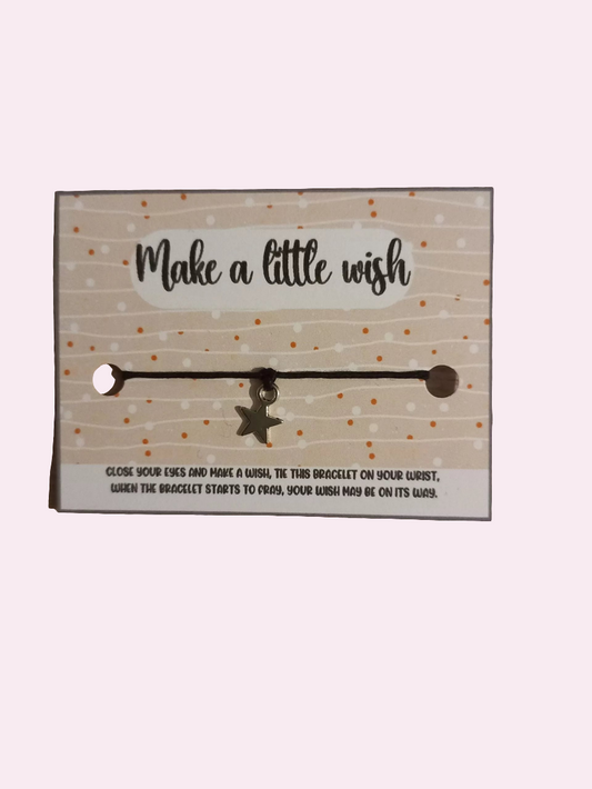 Make a little wish wish bracelet (wb1195) 510ewr-rf.myshopify.com