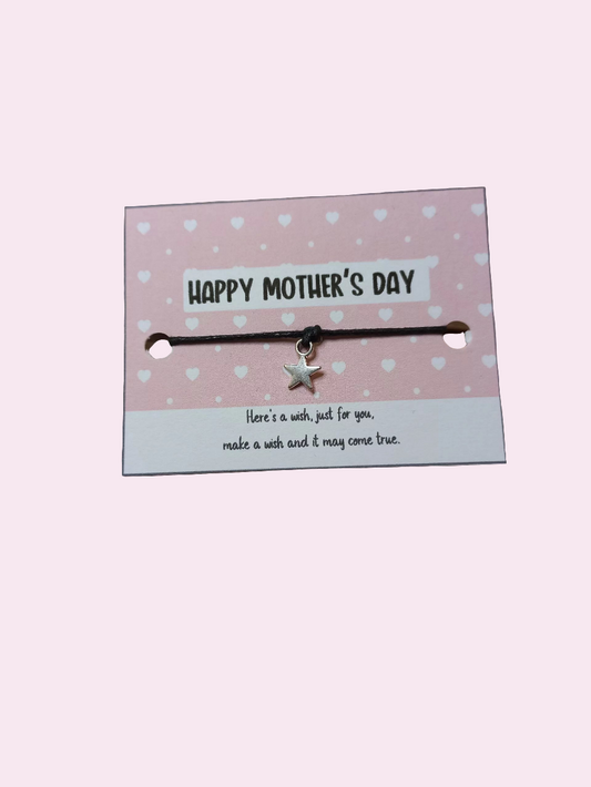 Happy Mother's day mini wish bracelet (WB1123) 510ewr-rf.myshopify.com