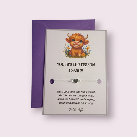 Highland reason I smile wish bracelet (wb1337) 510ewr-rf.myshopify.com