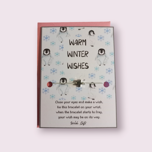 Warm winter wishes wish bracelet (WB1133) 510ewr-rf.myshopify.com