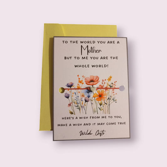 Floral Mother's day wish bracelet (WB1244) 510ewr-rf.myshopify.com