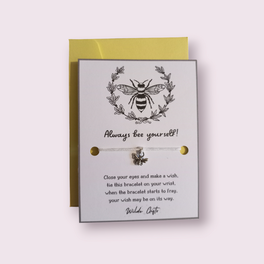 Always be yourself wish bracelet (WB903) 510ewr-rf.myshopify.com