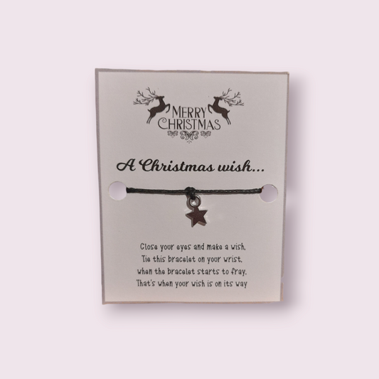 Merry Christmas Mini Wish Bracelet (WB512) 510ewr-rf.myshopify.com