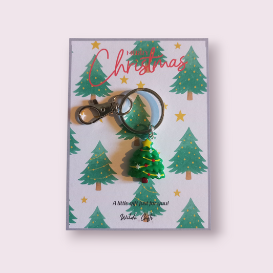 Christmas tree keyring
