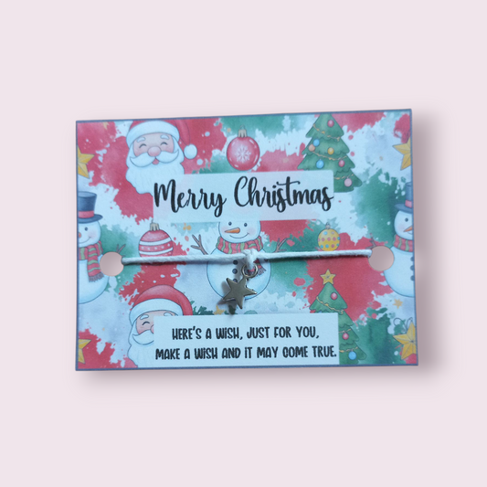 Christmas wish bracelet Colourful Christmas theme