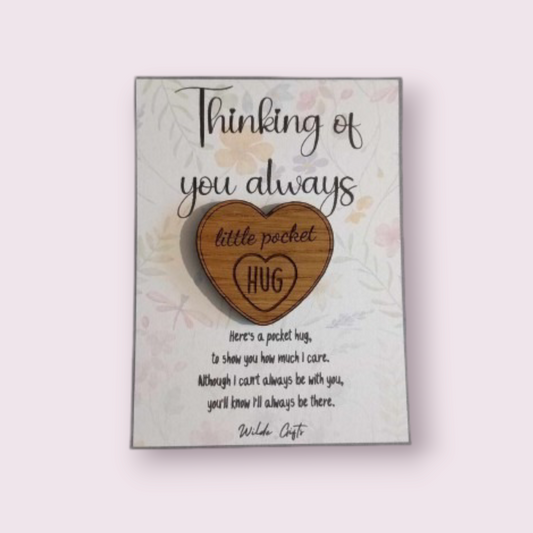 Thinking of you always token oak pocket hug (OH28) 510ewr-rf.myshopify.com