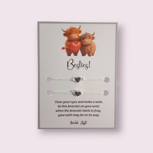 Besties highland duo wish bracelet (wb1340) 510ewr-rf.myshopify.com