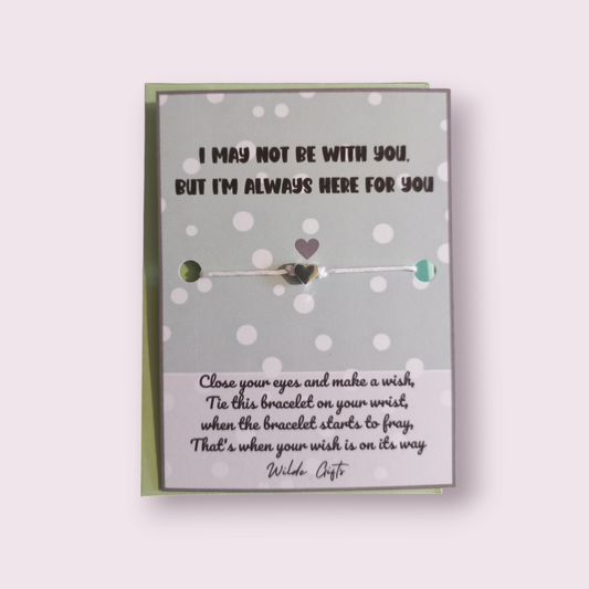 I'm always here wish bracelet (WB1024) 510ewr-rf.myshopify.com