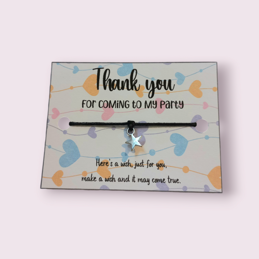 5, 10, 20, party hearts mini wish bracelets (WB1105) 510ewr-rf.myshopify.com