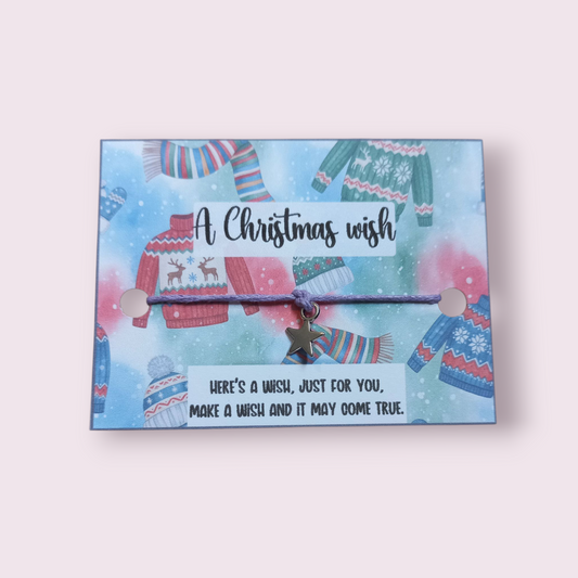 Christmas wish bracelet  Christmas cosy jumper