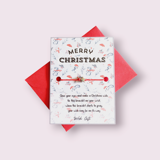 Merry Christmas penguin wish bracelet (Wb1312) 510ewr-rf.myshopify.com