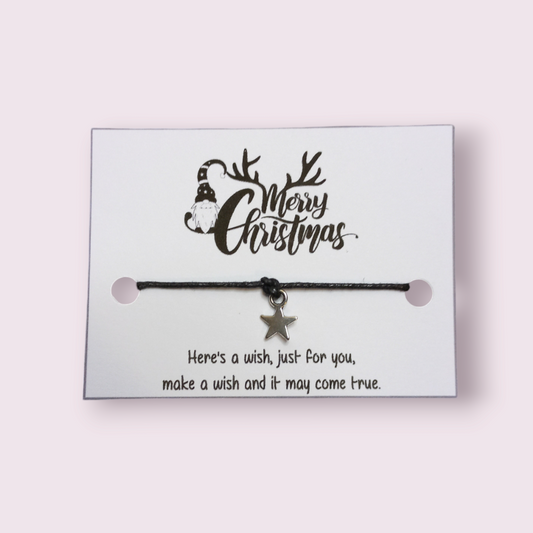 Merry Christmas wish mini wish bracelets (WB1070) 510ewr-rf.myshopify.com