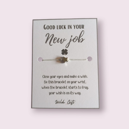 Good luck in your new job wish bracelet (WB791) 510ewr-rf.myshopify.com