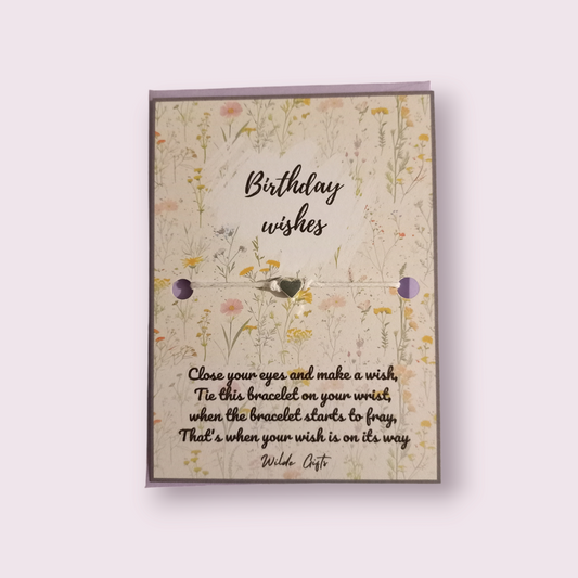Birthday wishes wish bracelet (wb1262) 510ewr-rf.myshopify.com