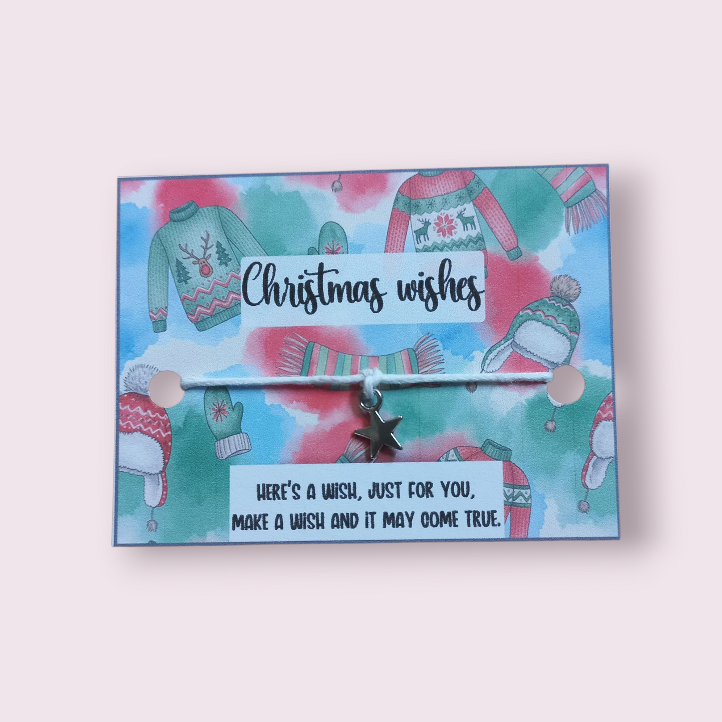 Christmas wish bracelet  Christmas cosy jumper