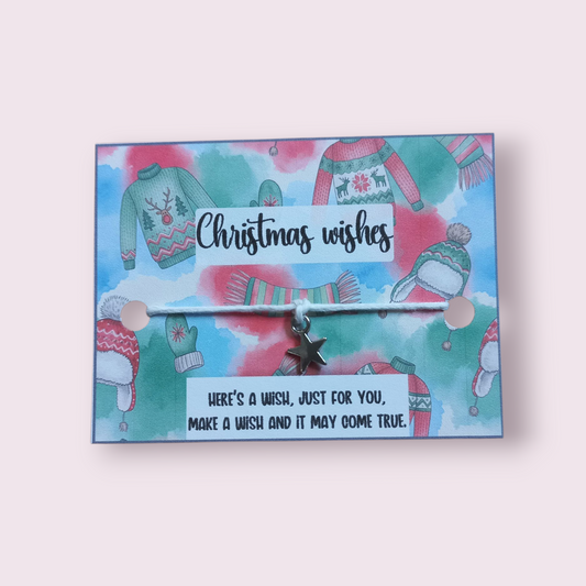 Christmas wish bracelet  Christmas cosy jumper