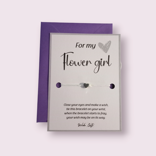 Flower girl wish bracelet (wb1338) 510ewr-rf.myshopify.com