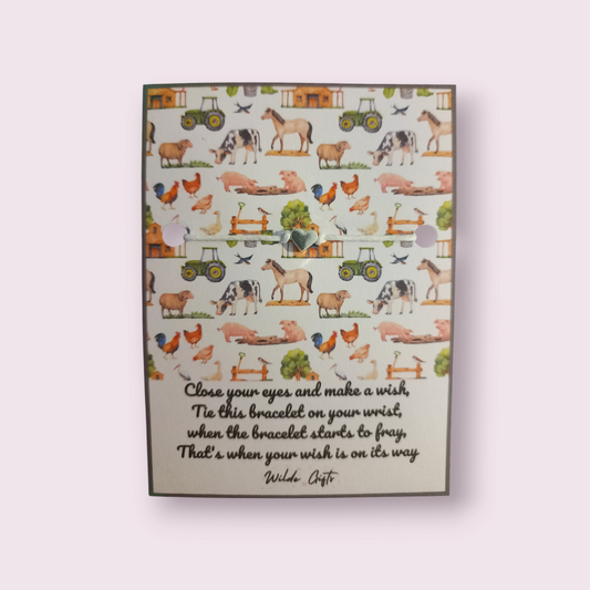 Farm countryside wish bracelet (wb1344) 510ewr-rf.myshopify.com