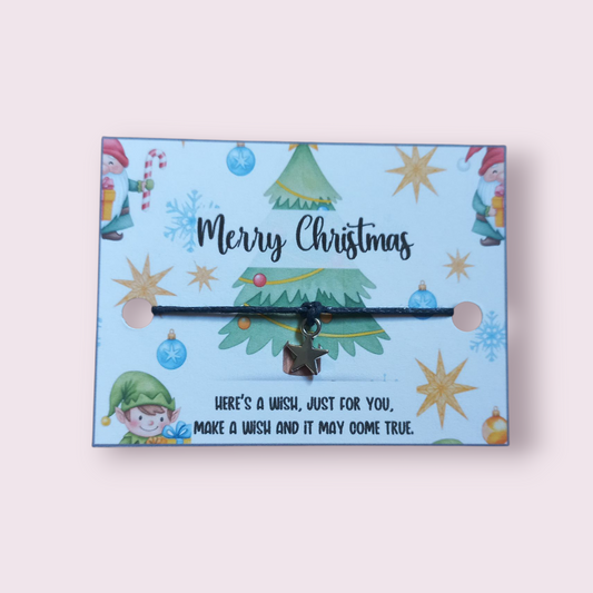 Christmas wish bracelet  Christmas tree elf